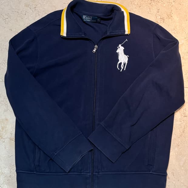 폴로 랄프로렌 빅포니 네이비 집업