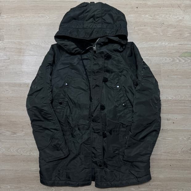 지오다노 모피안감 N2B 야상 패딩 자켓