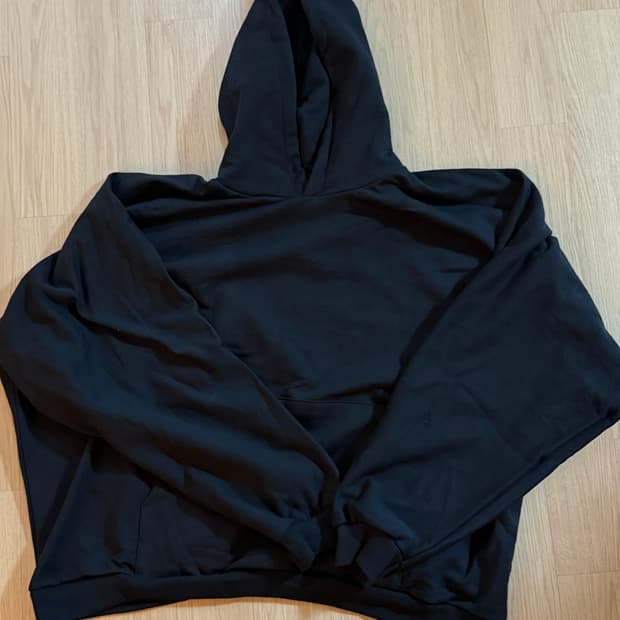 이지 고샤 후디 HD-01 후드 블랙 블랭크 02사이즈