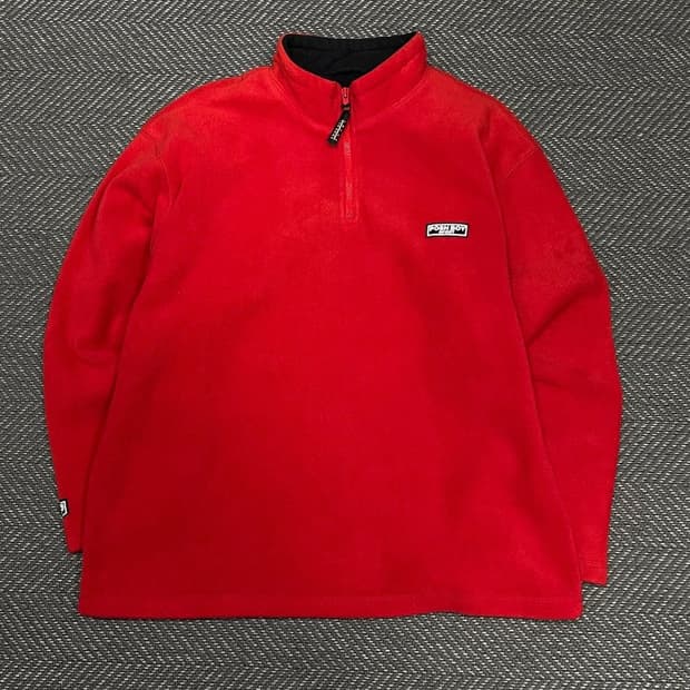 포쉬보이 하프집업 플리스 v0212