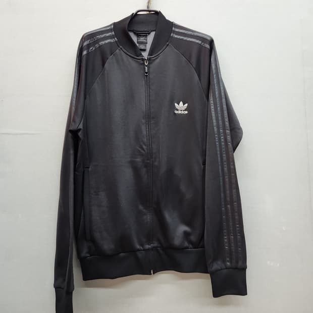 아디다스 로고자수 슈퍼스타 트랙탑 져지 110(XL)