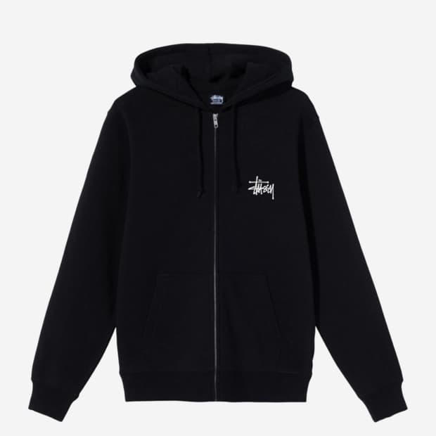 [M]스투시 베이직 후드집업