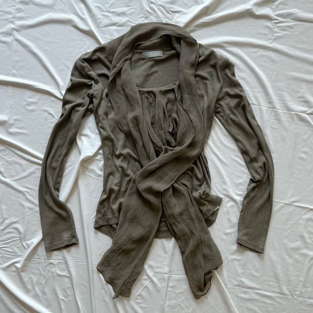 Dama Scarf-neck long sleeve