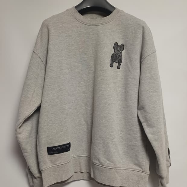 LIFEWORK Bulldog Sweatshirt – Light Grey