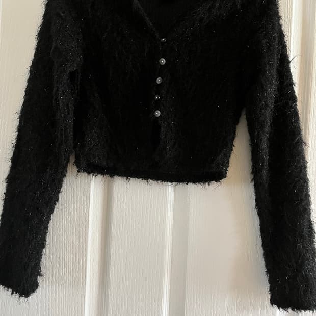 시티브리즈 샤이니 크롭 가디건