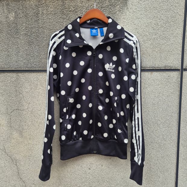 85) adidas 아디다스 도트 땡땡이 파이이버드 져지