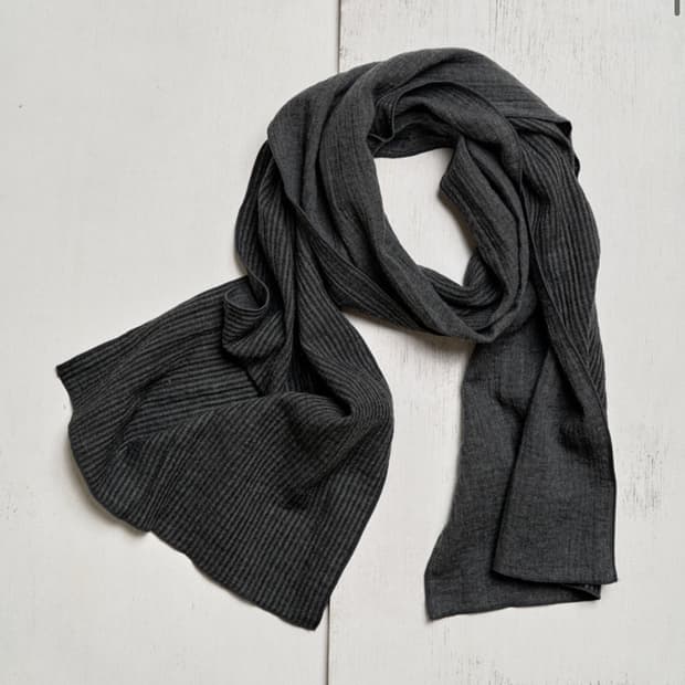 Textured Square Long Scarf