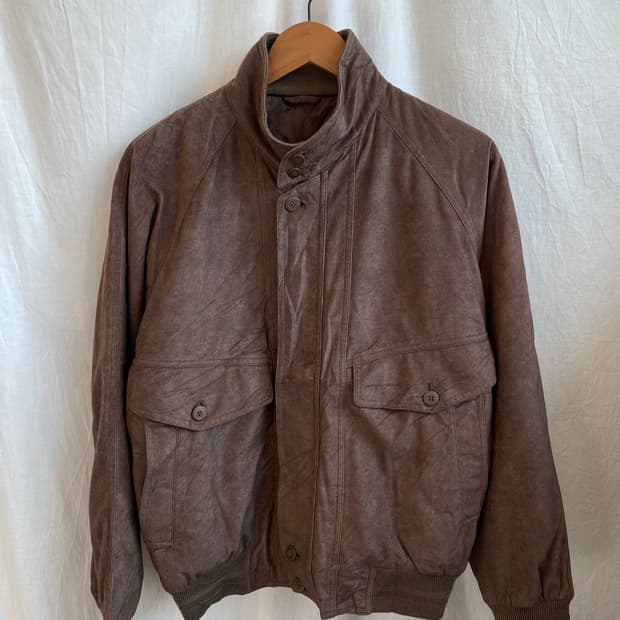 NICRO 스웨이드 블루종(MEN L)