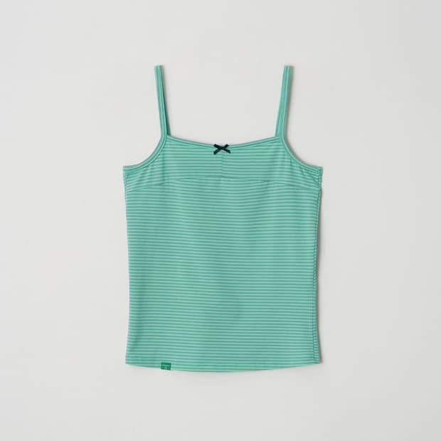 노컨텐츠 348.Pop stripe sleeveless_noen mint