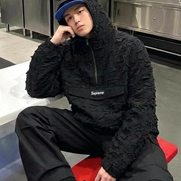 Supreme x Griffin 컷팅 길리 후드아노락 자켓
