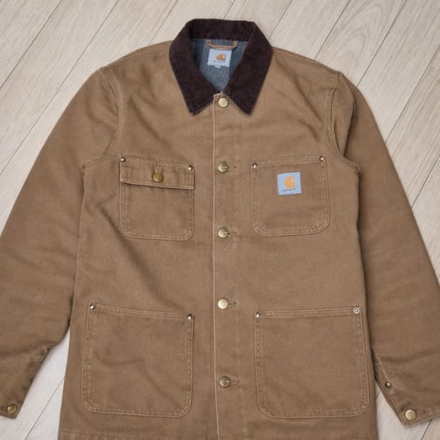 칼하트 초어 자켓 브라운 M