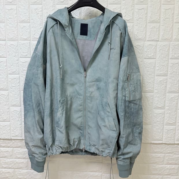 (24 FW 새상품급) 준지 바람막이 폴리 퍼커링 후드 (L)