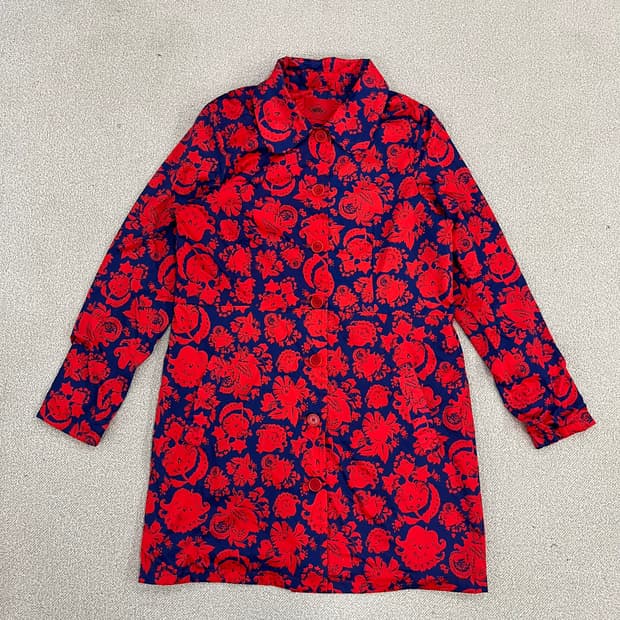 L 오일릴리 여성 롱 코트 자켓 0122M1