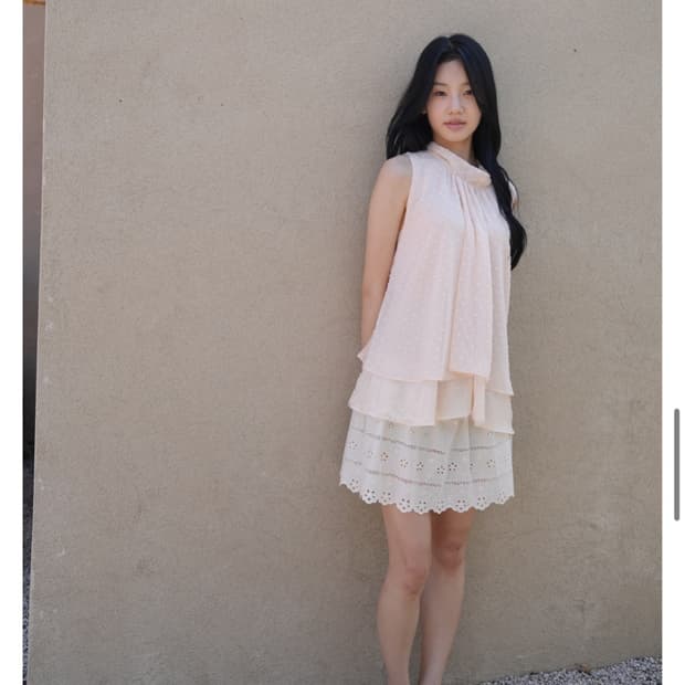 인앤양인하모니 블라우스 피치