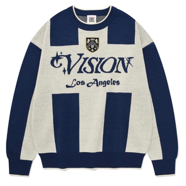 비전스트릿웨어 풋볼니트 블루