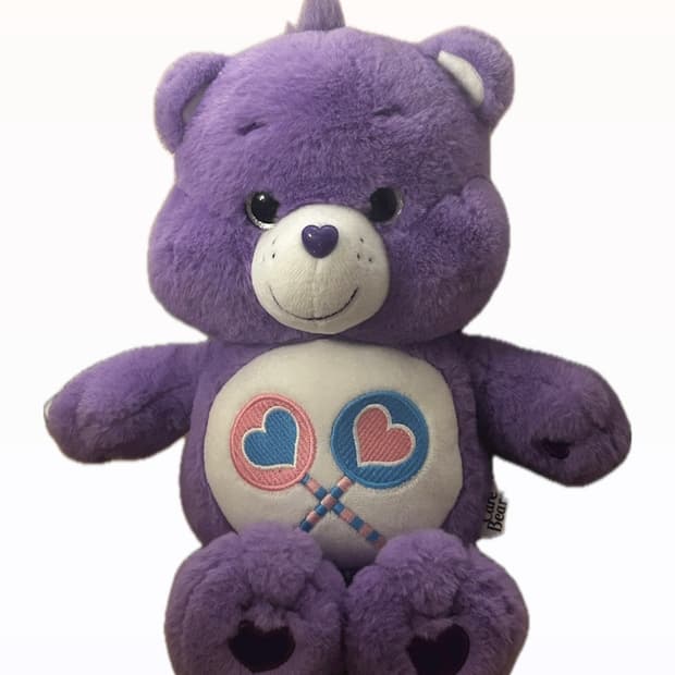 케어베어 care bear 보라색 곰인형