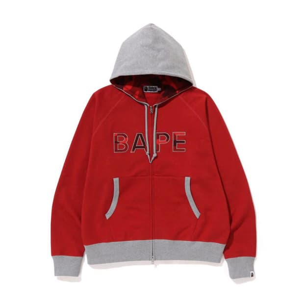 bape 카모 후드집업