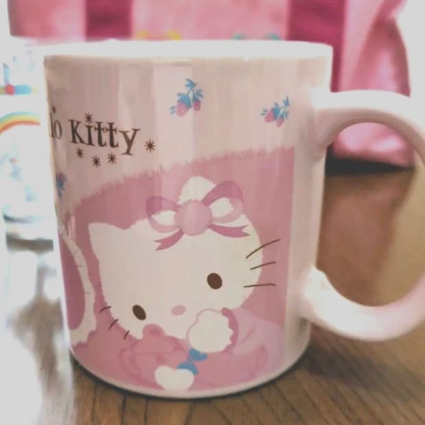 일괄판매) 키티 스위머 머그컵