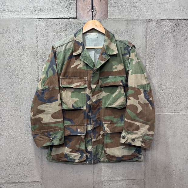 US Army 우드랜드 BDU 카모 셔츠 (S)
