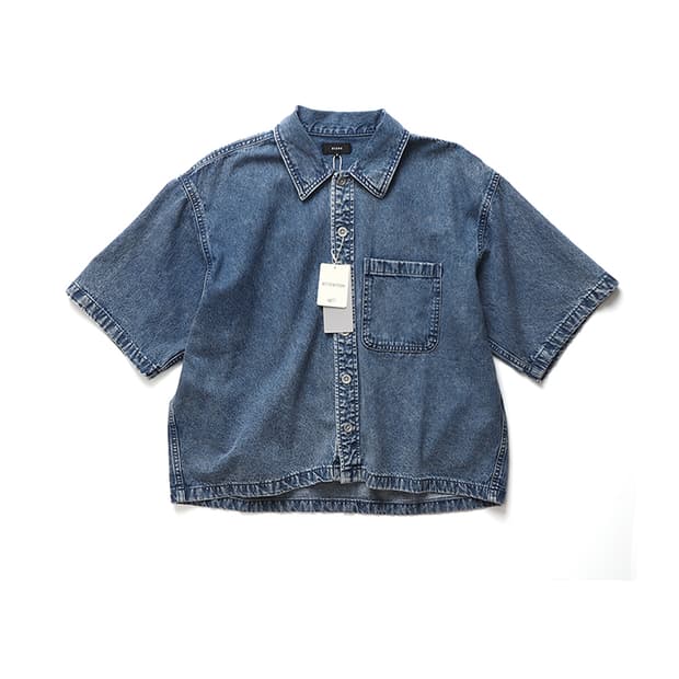 BEAMS Shorts Denim Shirt