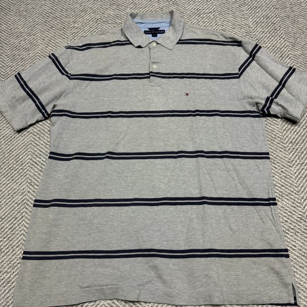 타미힐피거 반팔 럭비티 XL