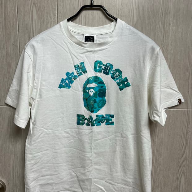 베이프 반고흐 콜라보 반팔티셔츠