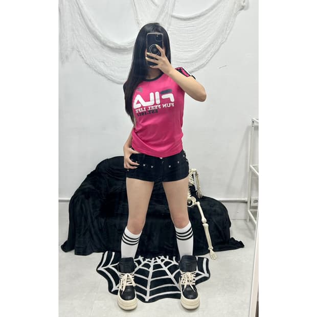 FILA PINK LOGO T-SHIRT