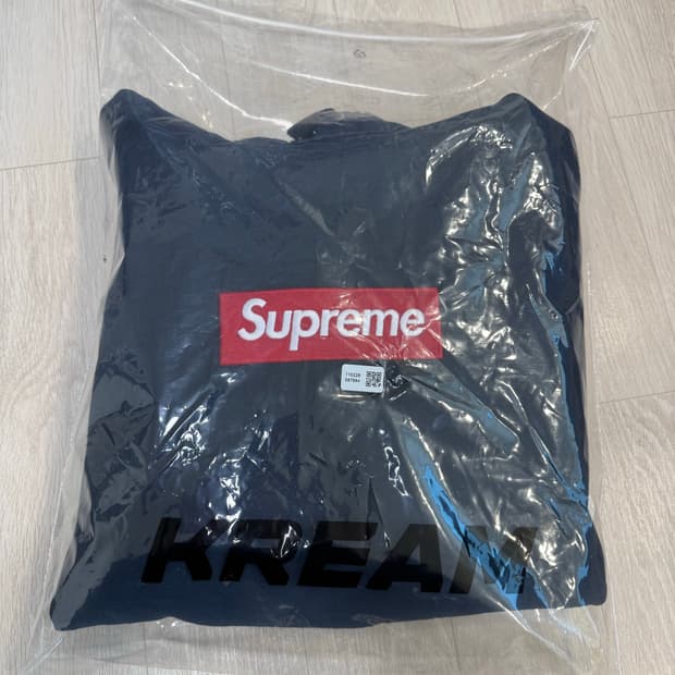 (오늘만 이 가격) 슈프림 박스로고 후드티 24FW 네이비(M)