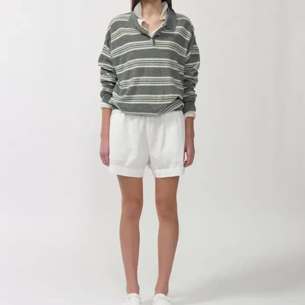 낫띵리튼 Kevin stripe pullover (Gray)