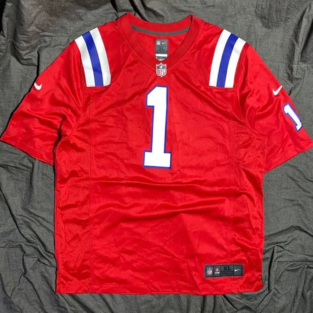 NFL Patriots Cameron Newton jersey