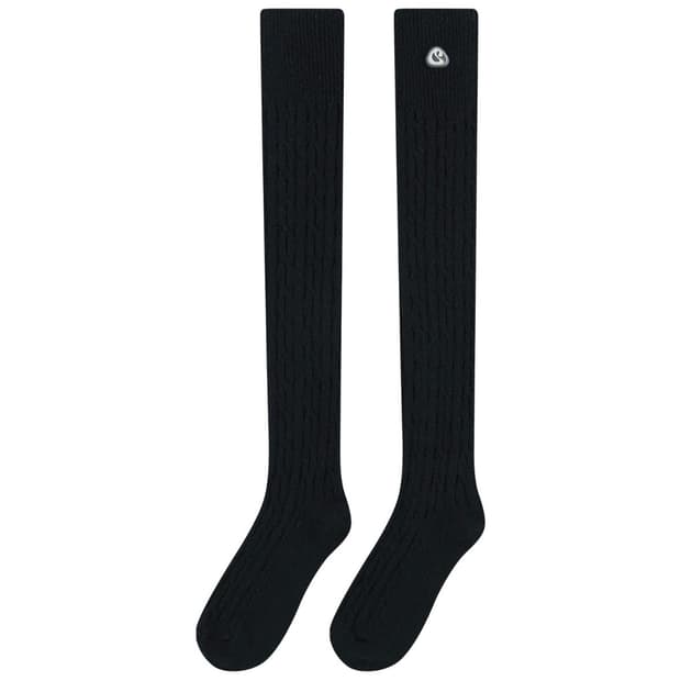 코이세이오 폼폼 오버 니삭스 블랙