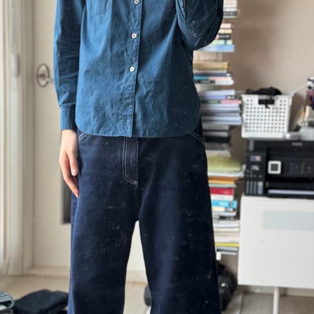 꼼데가르송 옴므 플러스 후드 셔츠 자켓 xs