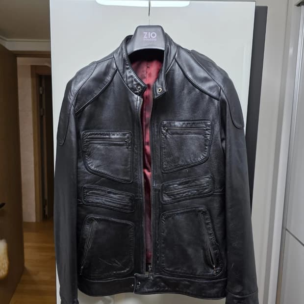 블랙 양가죽 자켓 95