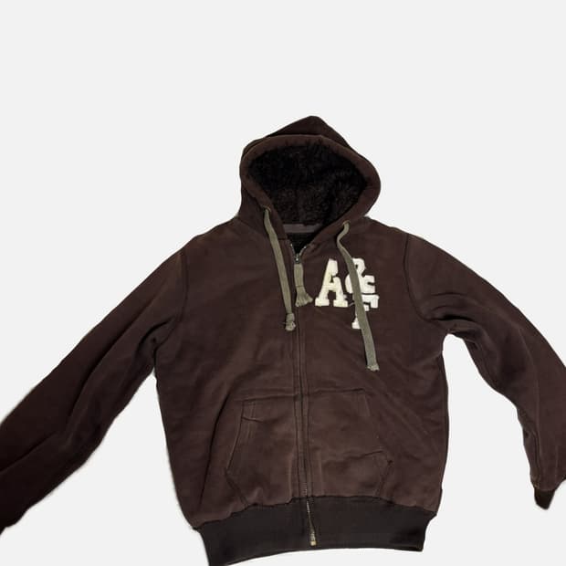 아베크롬비 대대장 브라운 울프죠 후드집업