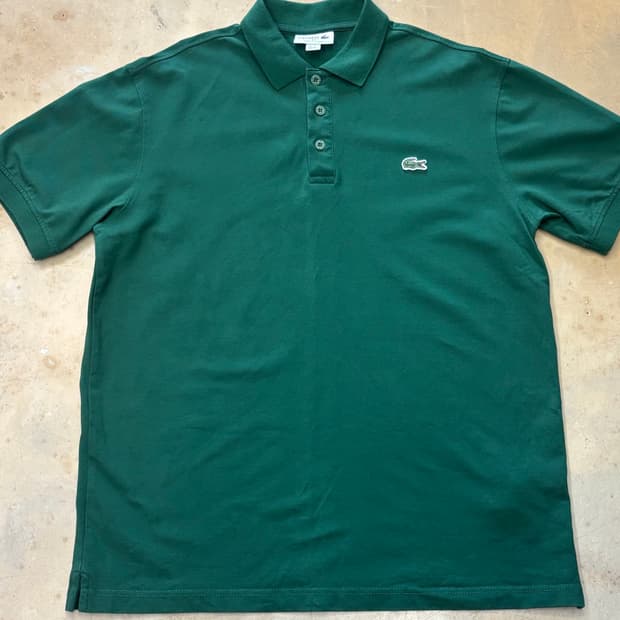 라코스테 그린 카라 short T-shirt