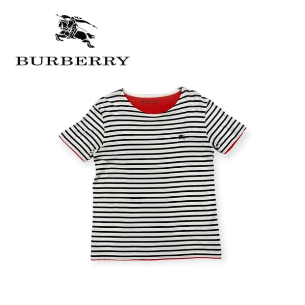 버버리 블랙라벨 스트라이프 반팔