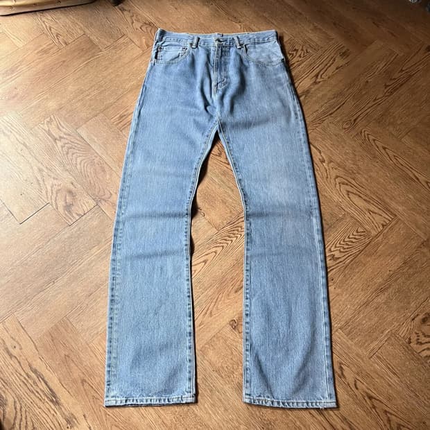 [33]리바이스 517 미디엄블루 플레어핏 데님 팬츠
