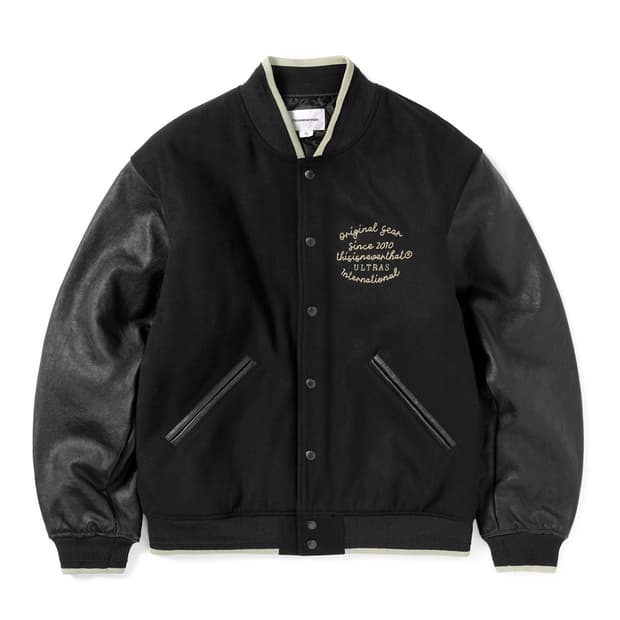 디스이즈네버댓 울트라스 바시티 자켓 블랙 m