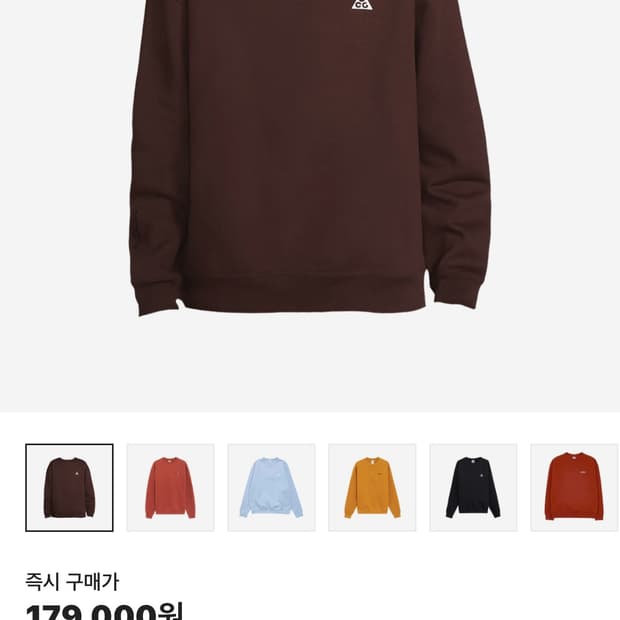 나이키 ACG 맨투맨 L