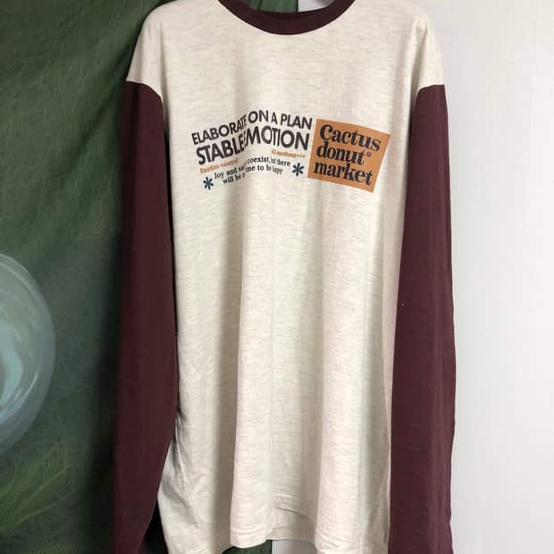 캑터스도넛마켓 Emotion LS Tee (오트밀) M