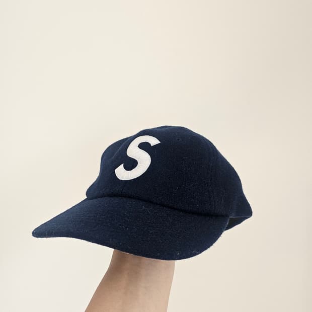 슈프림 s로고 캡