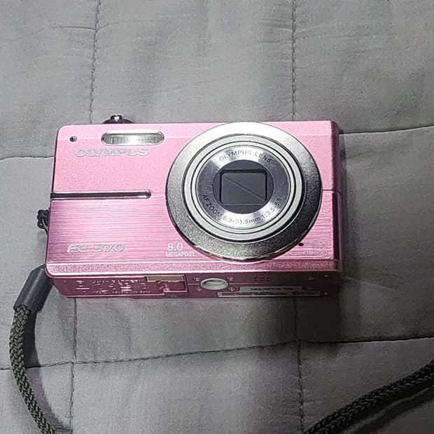 (민트급)올림푸스 FE-370 딸기우유 핑크 빈티지 디카