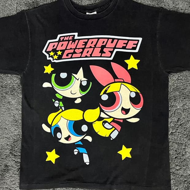 (rep) 빈티지 파워퍼프걸 티셔츠