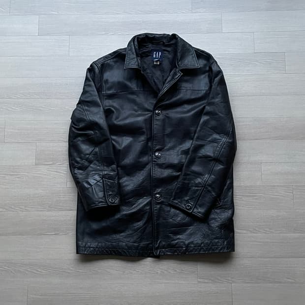 90s 올드갭 레더 카코트 gap carcoat