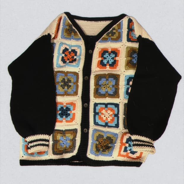 핸드메이드 크로셰 자켓