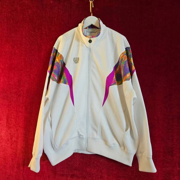 WIMBLEDON 90's 테니스 화이트 저지 105size
