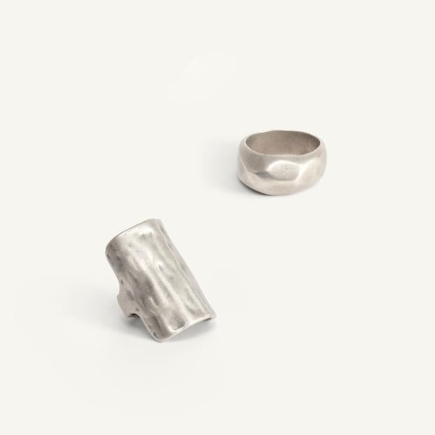 자라 콤비 링 2개 세트 - LIMITED EDITION