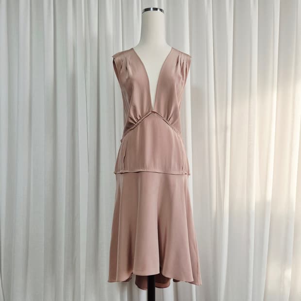 조셉 JOSEPH 실크100 언발란스 원피스 드레스 (4455) 상태최상