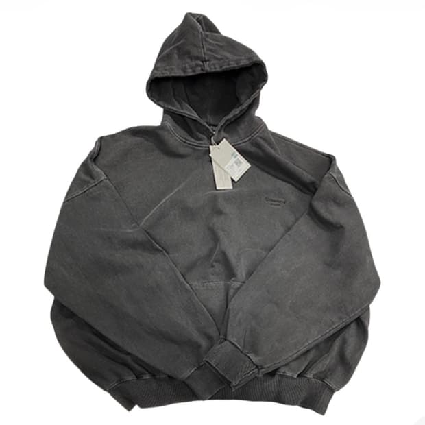 언더마이카 무안티 피그먼트 그레이 후드