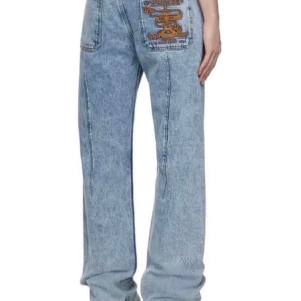 와이프로젝트 파리베스트 데님 팬츠